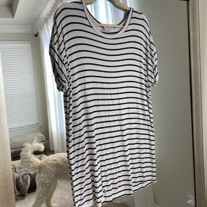Striped Oversized T Dress